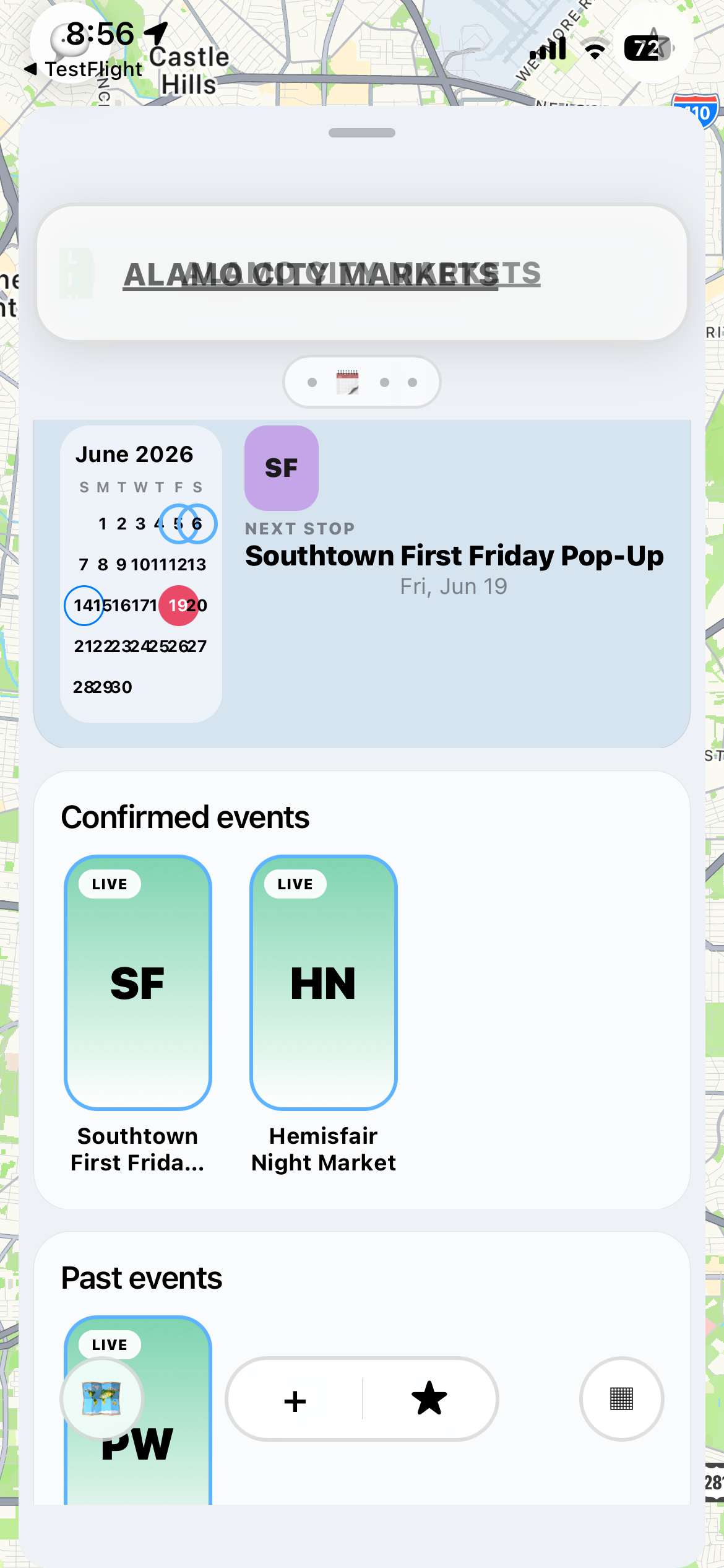 Pop Up app, your calendar
