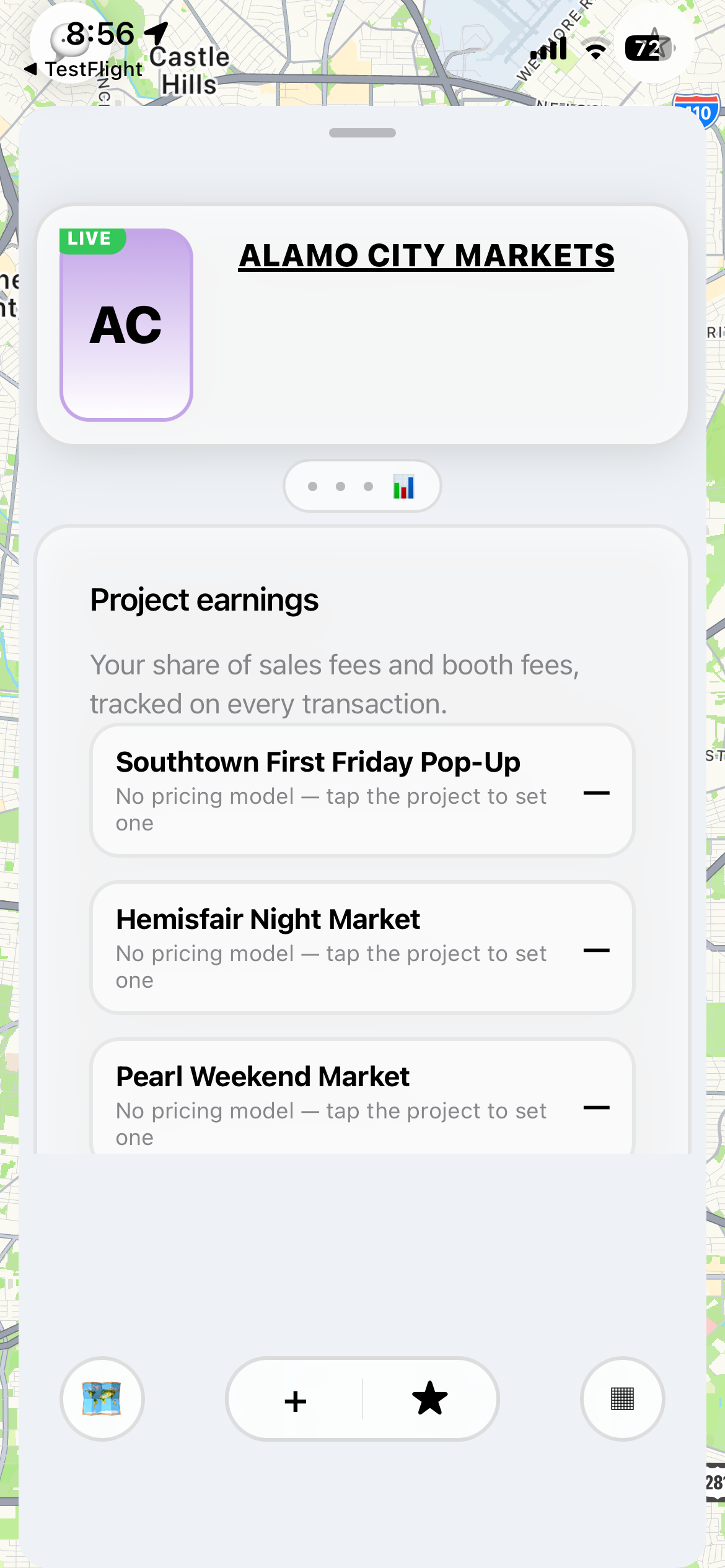 Pop Up app, your earnings